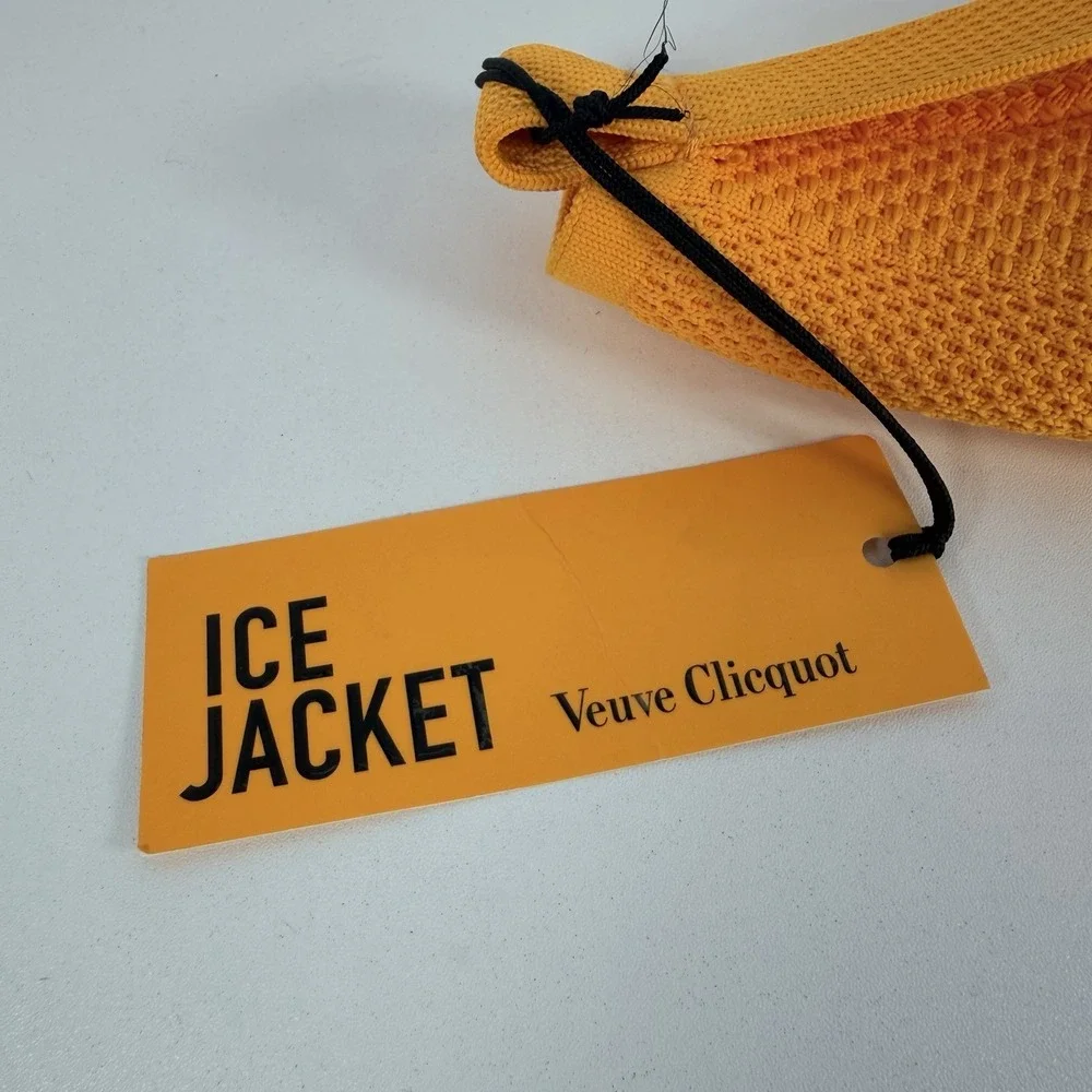 Veuve Clicquot‎ Brut Champagne Ice Jacket Orange Zip Carrier with Handle NWT